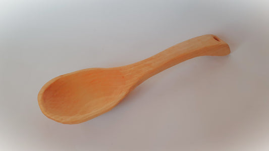 Vuoltu puukauha ripustusreijällä, parafiiniöljyllä käsitelty