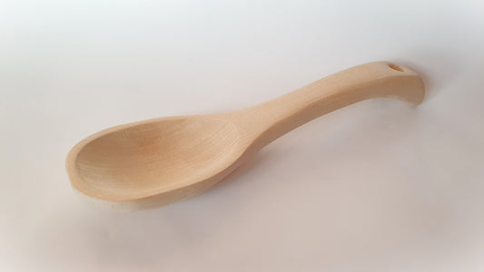 Kauha ripustusreijällä